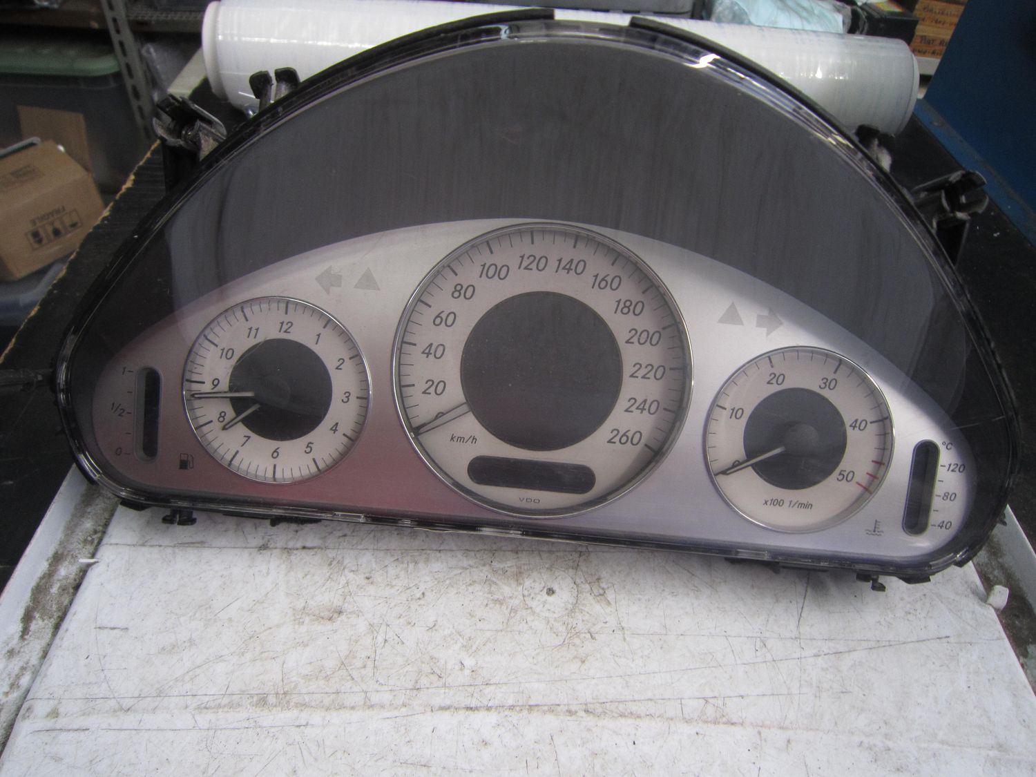 40-670 Quadro Strumenti / Contachilometri Vdo 110.080/382.047 110.080382.047 A2C53215851 88-311391   MERCEDES Diesel CLASSE E