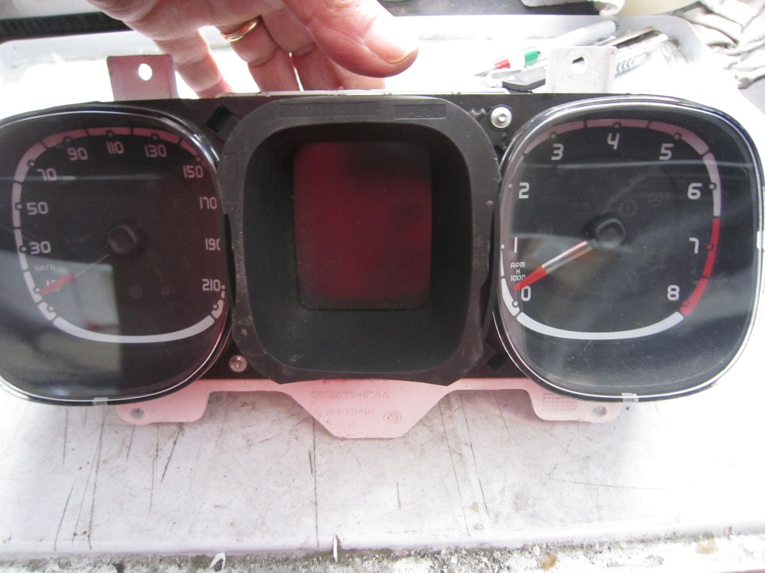 40-677 Quadro Strumenti / Contachilometri Alfa Romeo / Fiat / Lancia 503006040008   0887766550 52131331     FIAT Benzina Panda