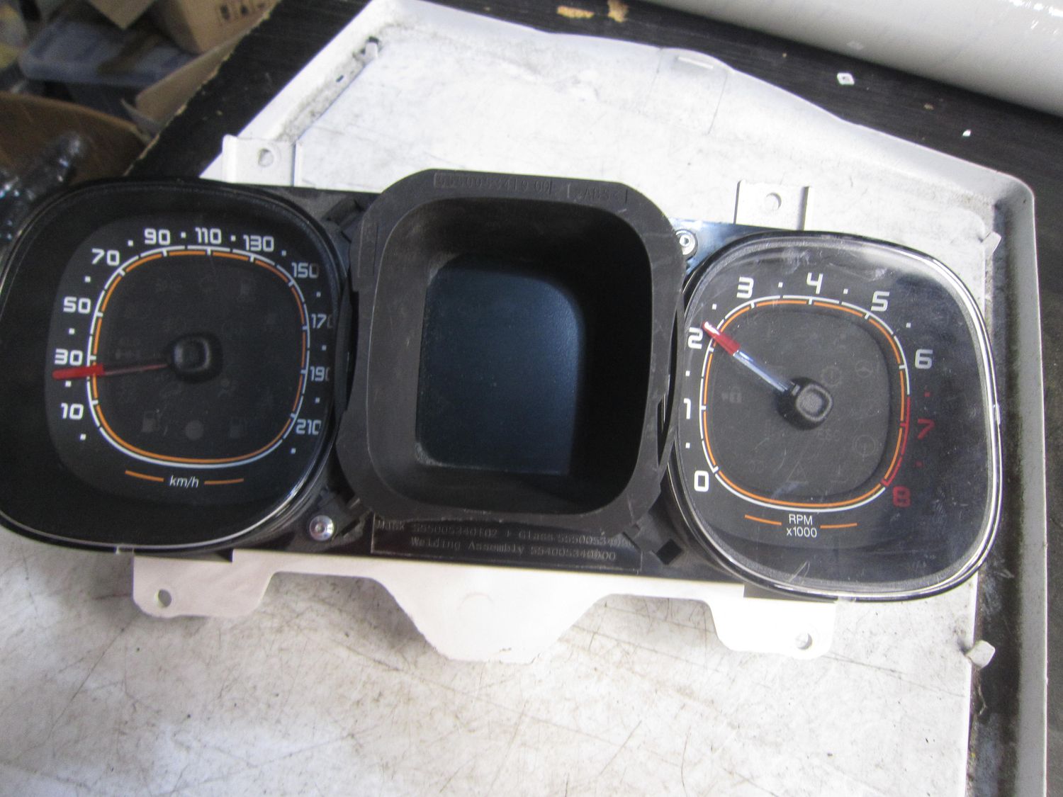 40-709 Quadro Strumenti / Contachilometri Alfa Romeo / Fiat / Lancia 503006040002   0887766550 52048639     FIAT Benzina Panda