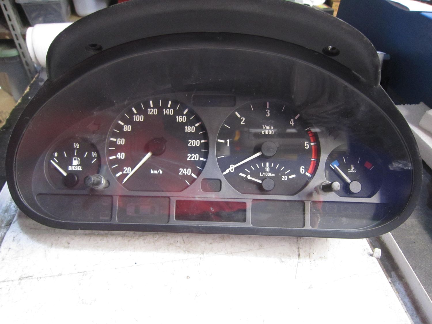 40-698 Quadro Strumenti / Contachilometri Motometer 0 263 606 271 0263606271 6 906 890 1036017005    BMW Diesel Serie 3