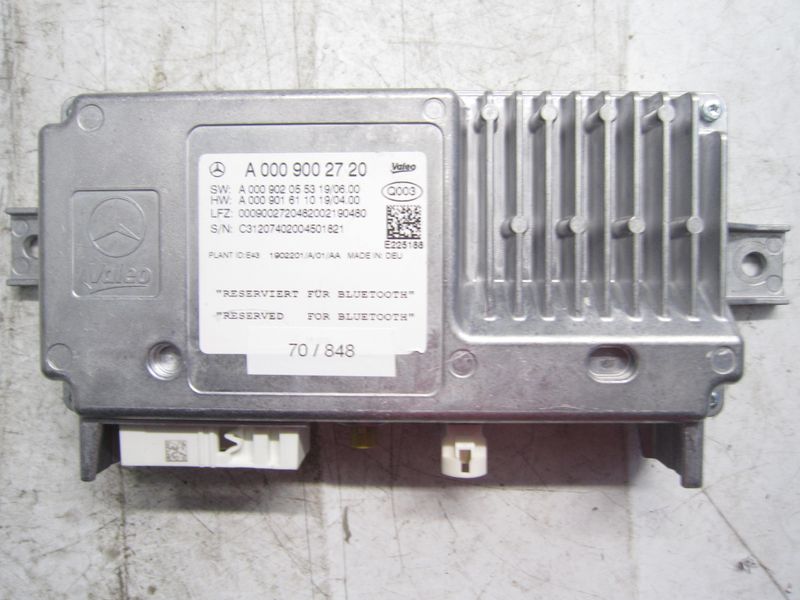 70-848 Modulo Telecamera Valeo A 000 900 27 20 A0009002720 A000902055319 A000901611019   MERCEDES  VARIE