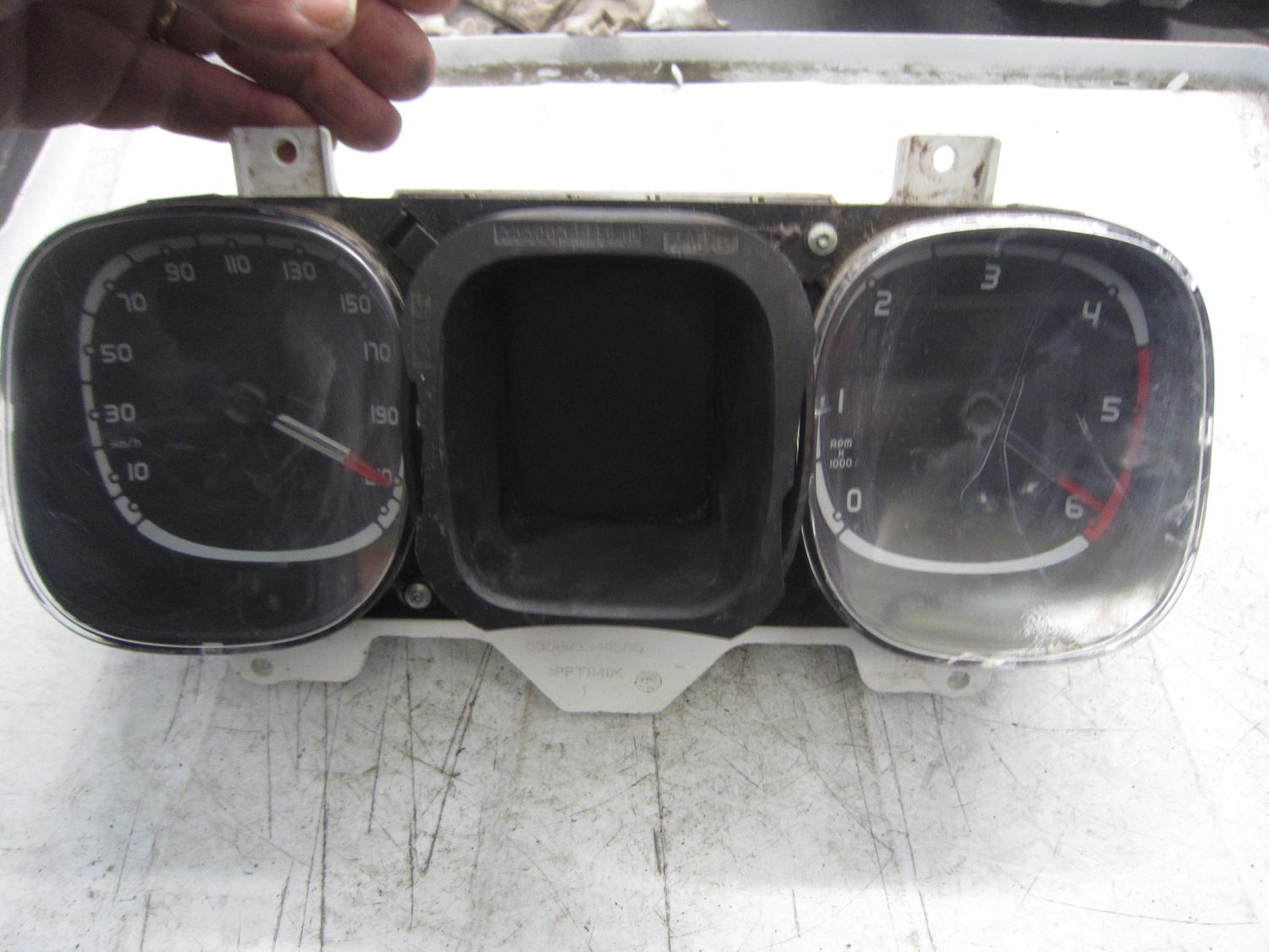 40-718 Quadro Strumenti / Contachilometri Alfa Romeo / Fiat / Lancia 51976485   503005340708 VETRI ROVINATI     FIAT Benzina Panda