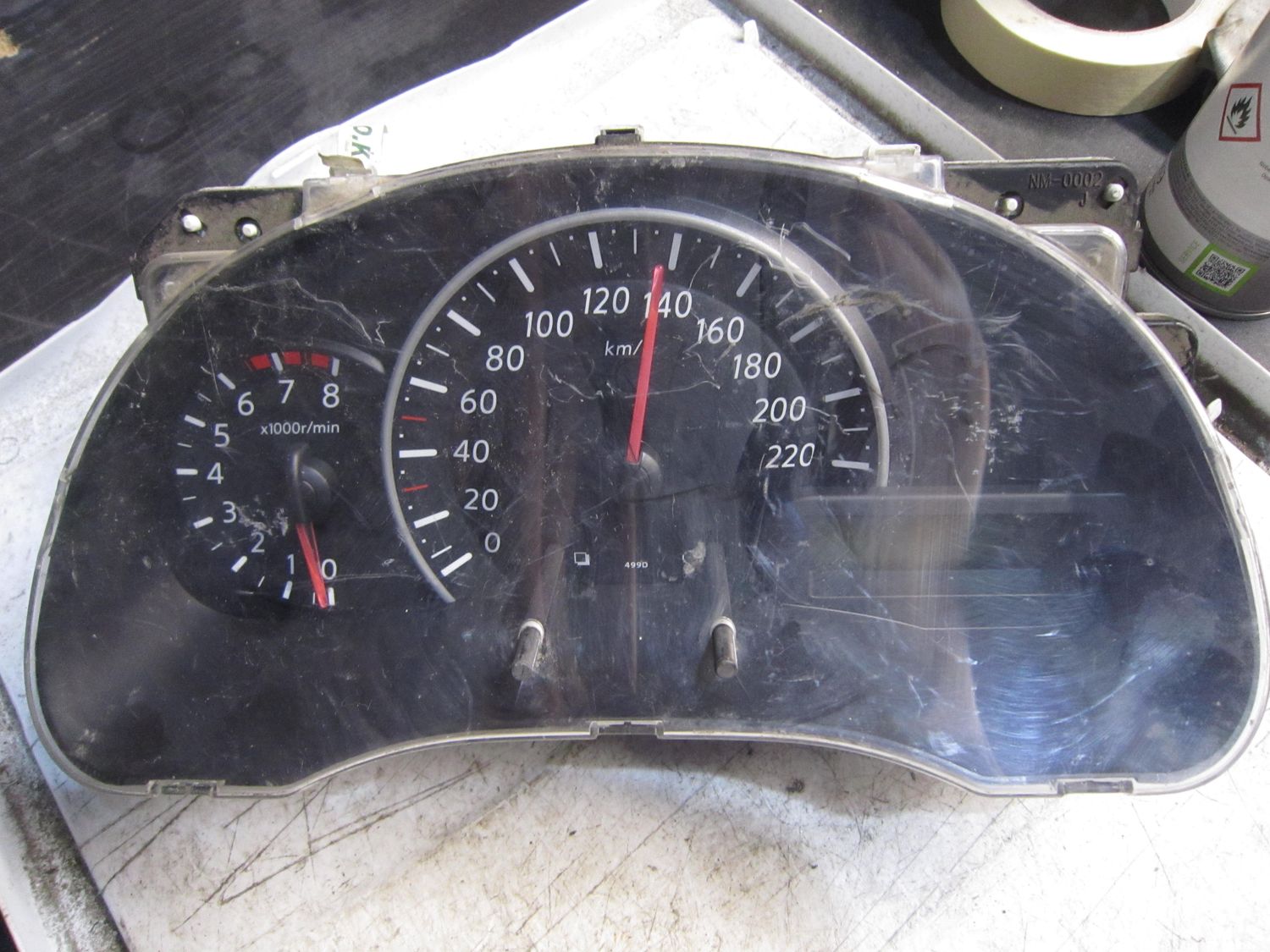 40-729 Quadro Strumenti / Contachilometri Nissan 24810 1HB0C 248101HB0C NM-0002-015    NISSAN Benzina MICRA