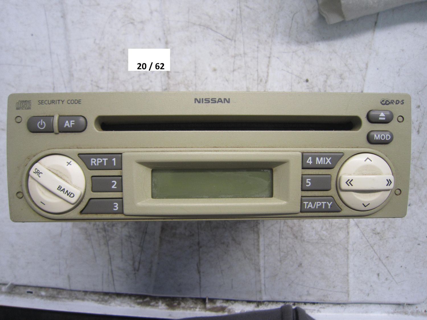 20-62 Autoradio Blaupunkt 7 642 347 318 7642347318 BP234720857418    NISSAN  Micra