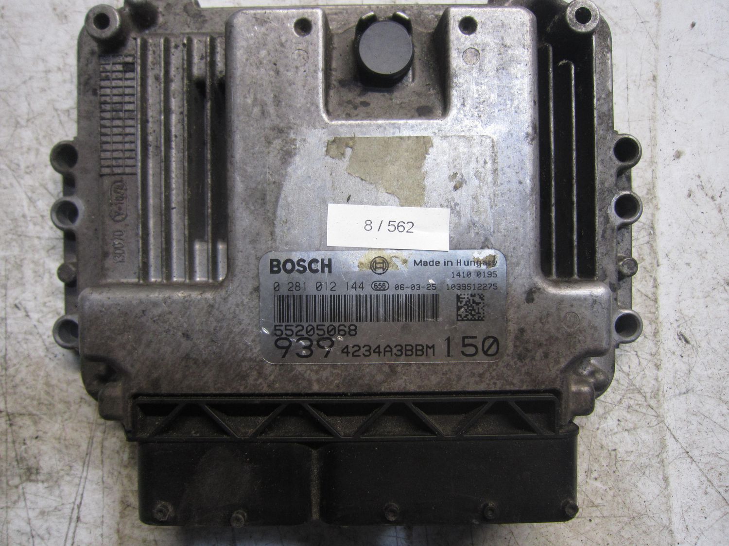 8-562 Centralina Motore Bosch 0 281 012 144 0281012144 55205068 1039S12275 939 4234A3BBM 150  ALFA ROMEO Diesel 159
