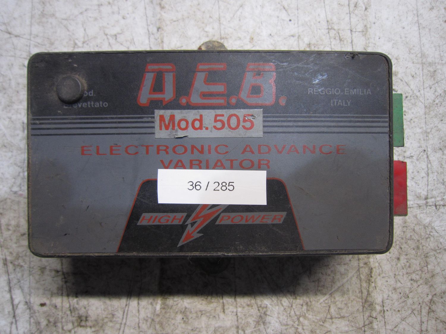 36-285 Variatore D'Anticipo A.E.B. MOD.505         Benzina / Gpl