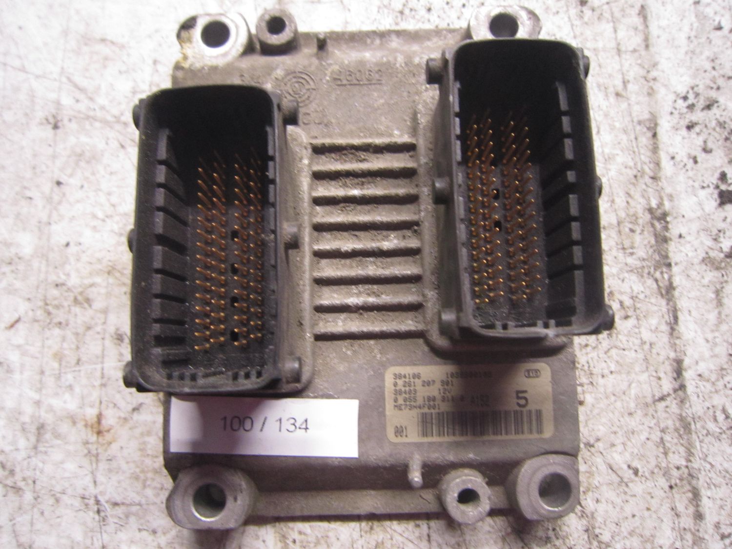 100-134 Centralina Motore Bosch 0 261 207 901 0261207901 0 055 180 311 1039S00103 A152 ME73H4F001 FIAT BENZINA PUNTO