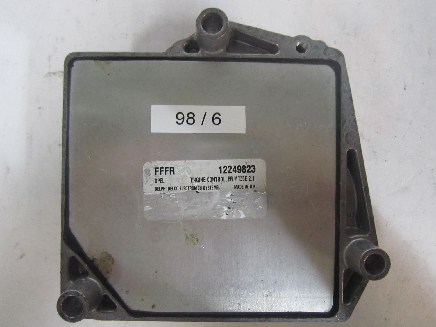 98-6 Centralina Motore Delphi 12249823   MT35E 2.1 FFFR   OPEL Benzina Astra