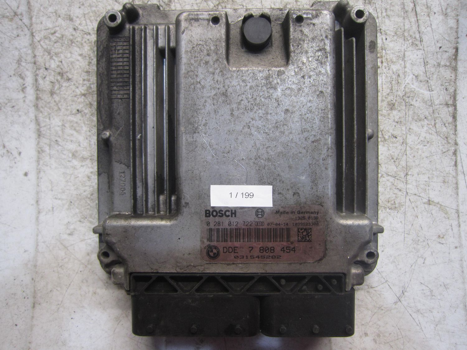 1-199 Centralina Motore Bosch 0 281 012 722 0281012722 7 808 454 1039S23300   MINI Diesel COOPER