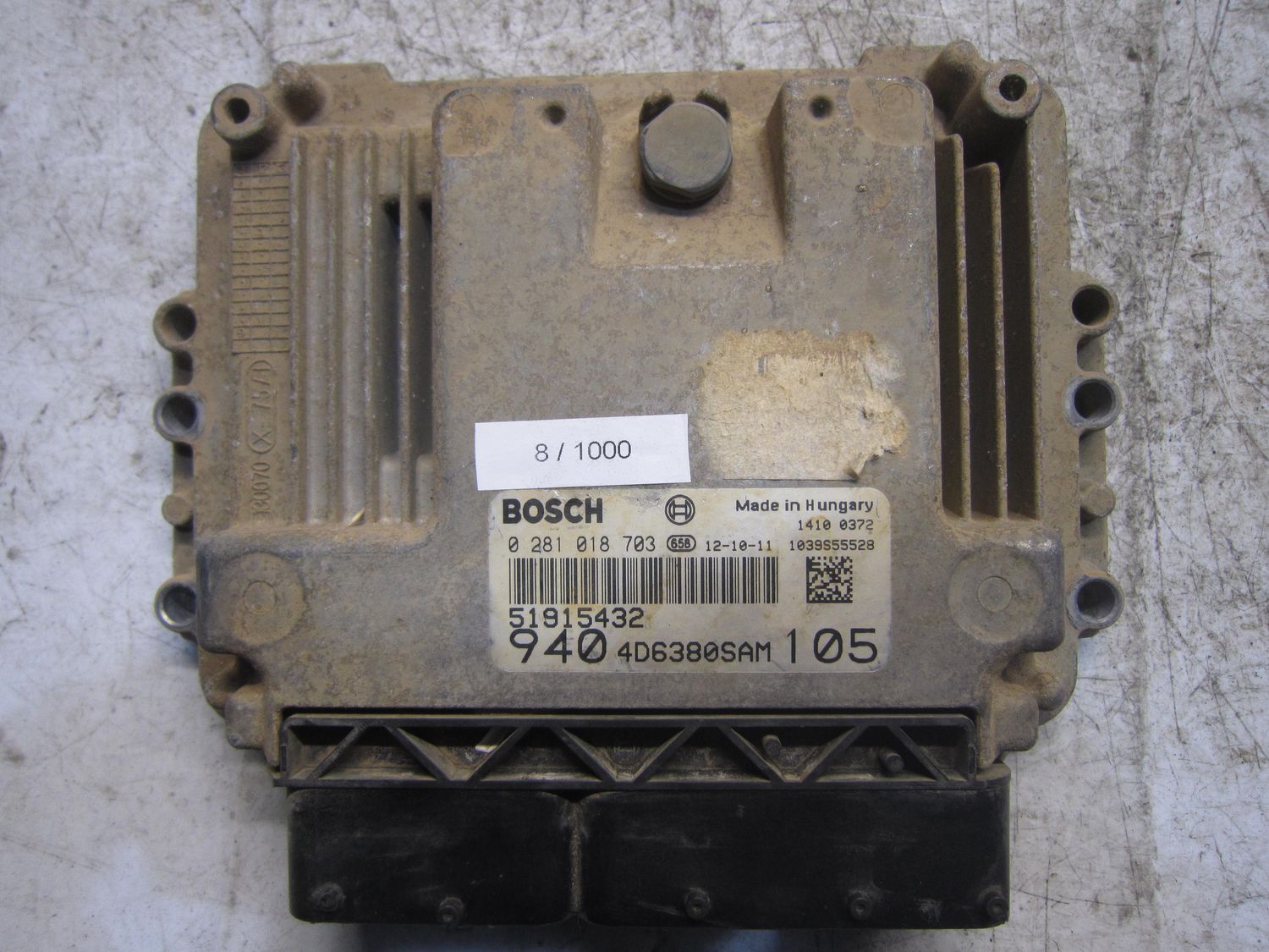 8-1000 Centralina Motore Bosch 0 281 018 703 0281018703 51915432 1039S55528 940 4D6380SAM 105  ALFA ROMEO Diesel GIULIETTA