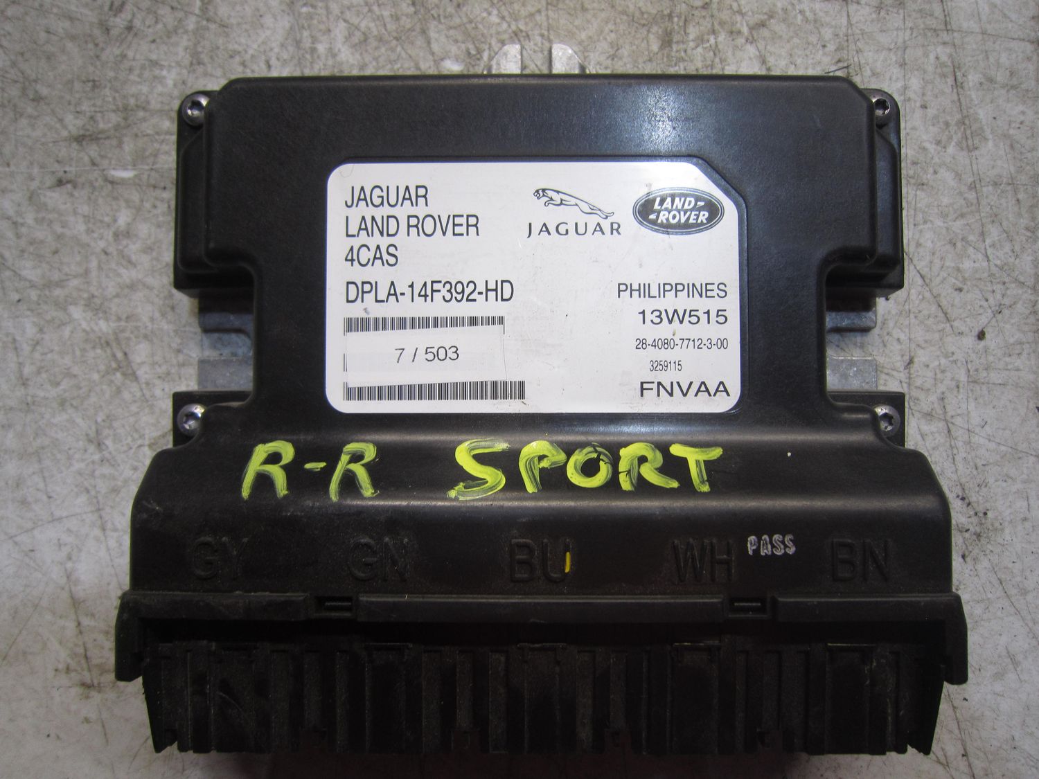 7-503 Centralina Sospensioni Land Rover DPLA-14F392-HD DPLA14F392HD 4CAS 13W515    LAND ROVER  Range Rover Sport