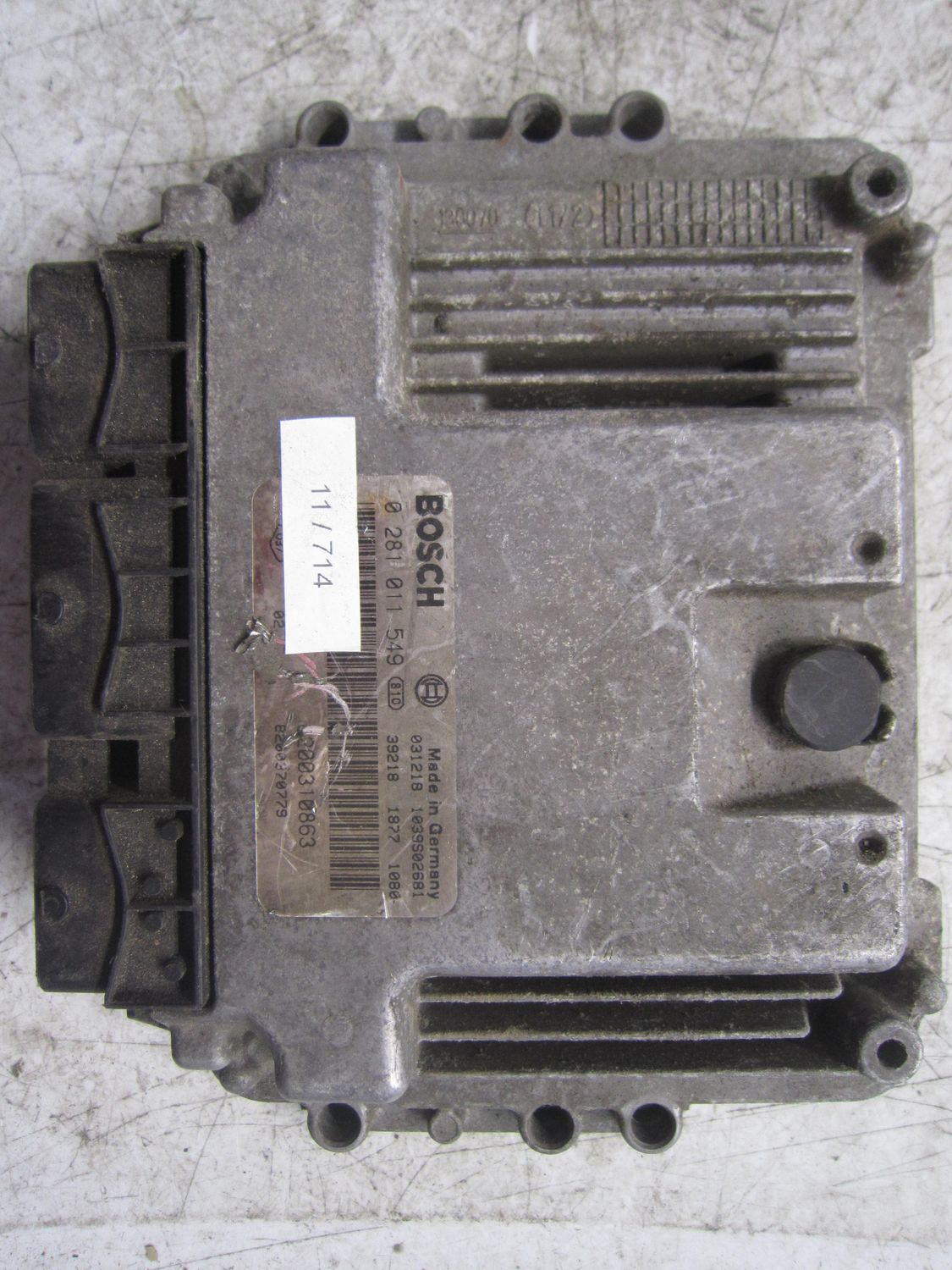 11-714 Centralina Motore Bosch 0 281 011 519 0281011519 8200310863 1039S02681 8200270779  PEUGEOT Diesel 607