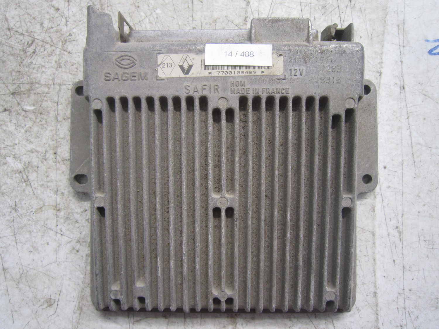 14-488 Centralina Motore Sagem 7700108489          RENAULT Benzina Varie