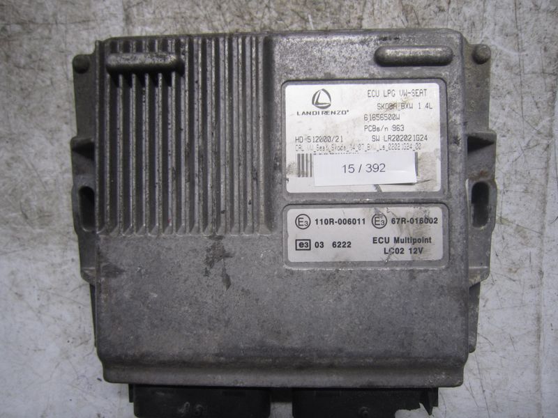 15-392 Centralina Gas Gpl Landi Renzo 61656500W   ECU LPG VW-SEAT 512000/21 67R-016002  SKODA Benzina / Gpl VARIE