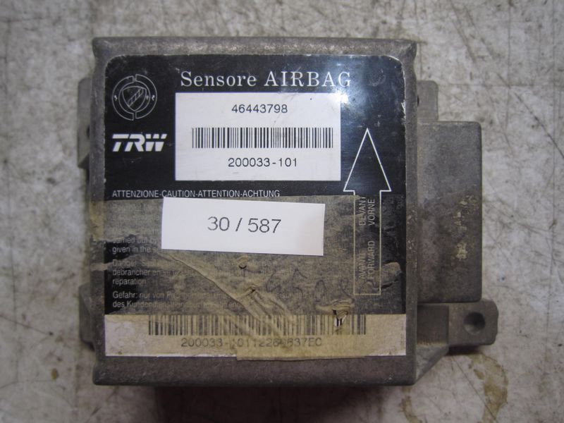 30-587 Centralina Airbag Trw 46443798   200033-101    FIAT  BARCHETTA