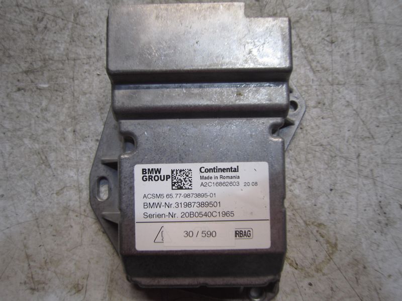 30-590 Centralina Airbag Continental A2C16862603   ACSM5 65.77-9873895-01 31987389501   BMW  SERIE 1