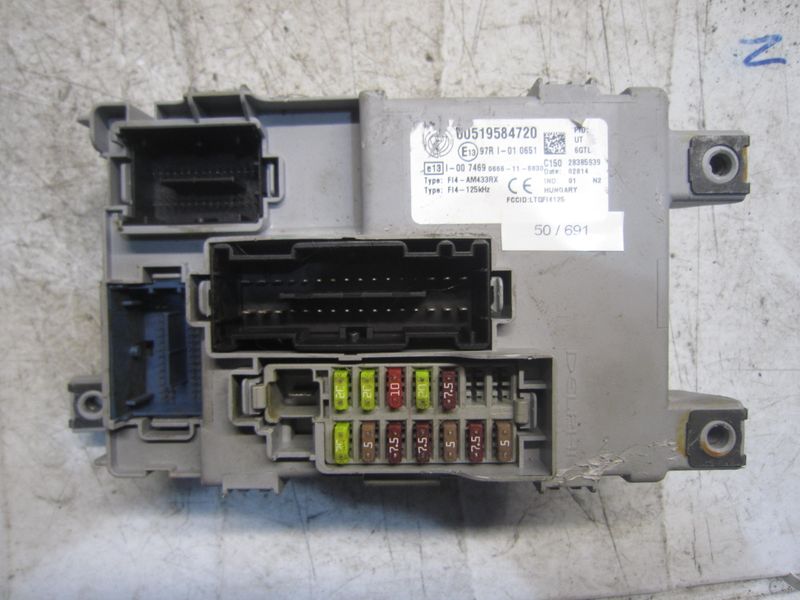 50-691 Body Computer Delphi 00519584720   28385939    FIAT  PANDA