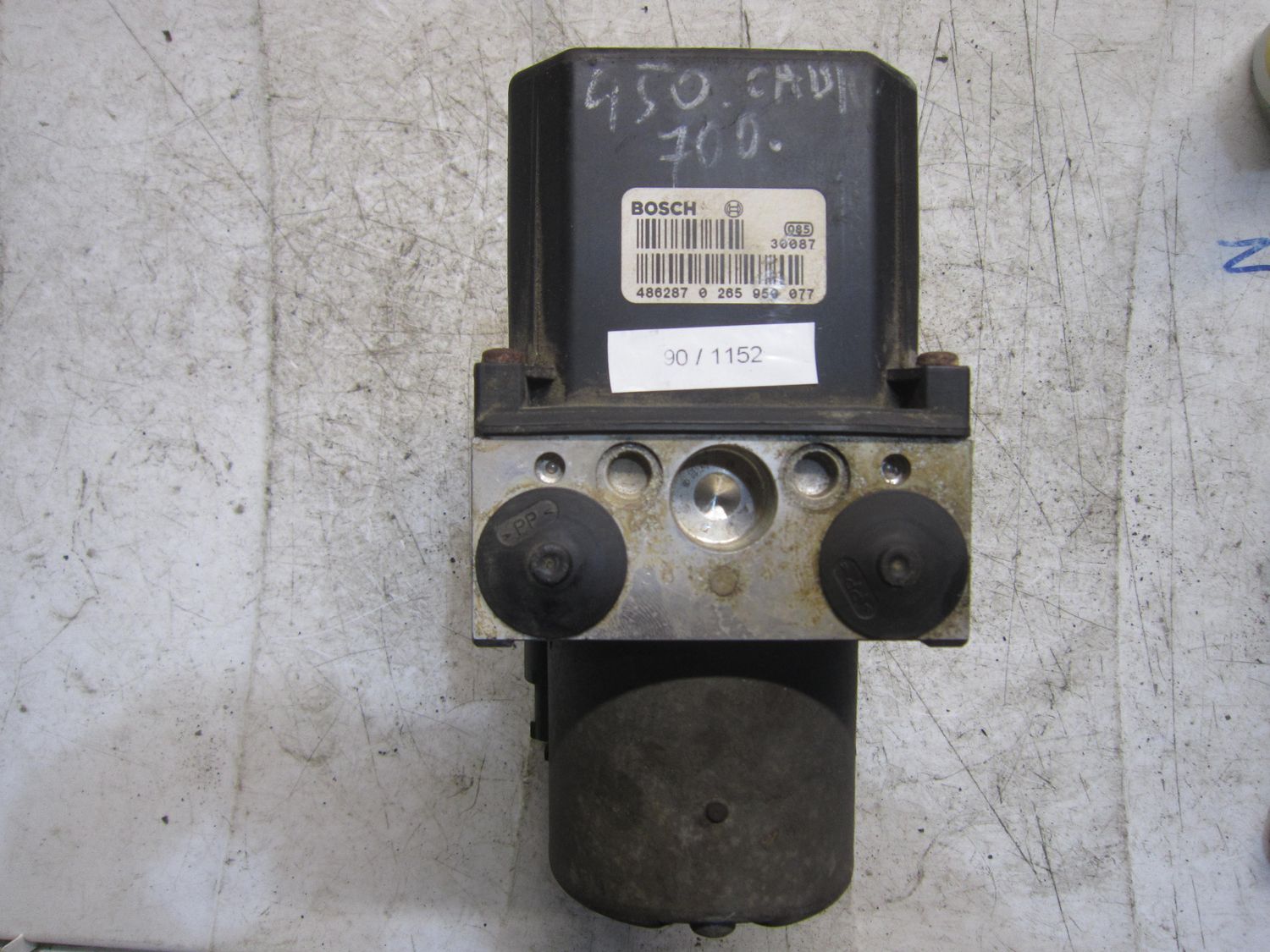 90-1152 Pompa Abs Bosch 0 265 950 077 0265950077 0 265 225 185 0012793V002   SMART  450