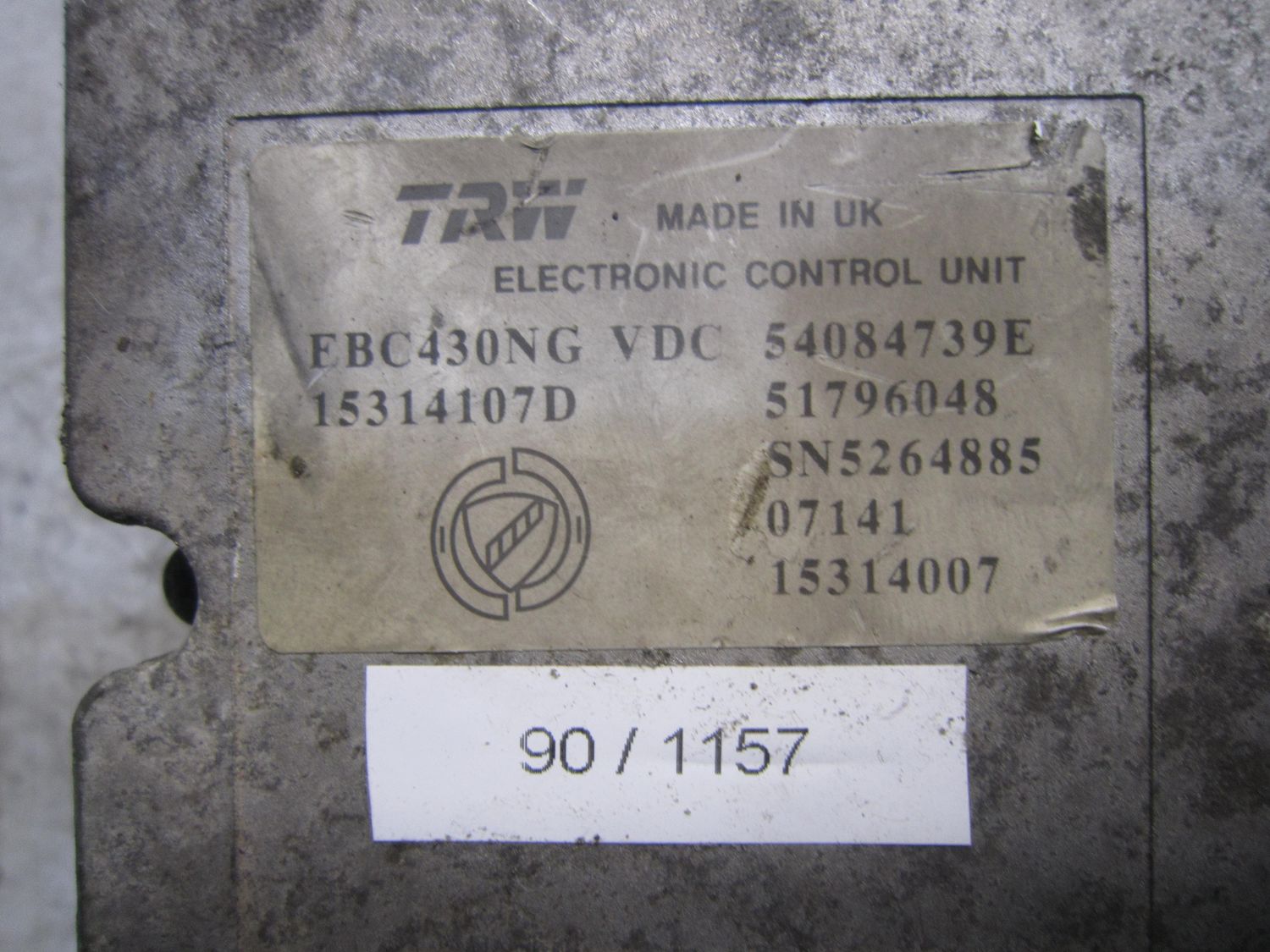 90-1157 Pompa ABS Trw 54084739E   51796048 FBC430NG 15314107D  FIAT  CROMA