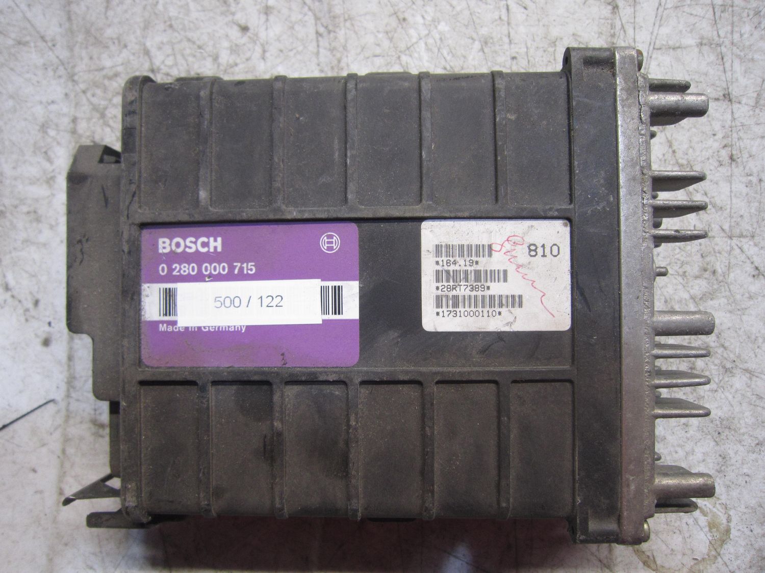 500-122 Centralina Motore Bosch 0 280 000 715 0280000715     FIAT Benzina Uno