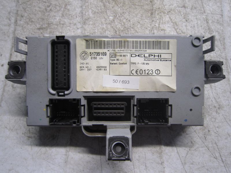 50-693 Body Computer Delphi 51735169   BC-AI IND: 01   FIAT Diesel Punto