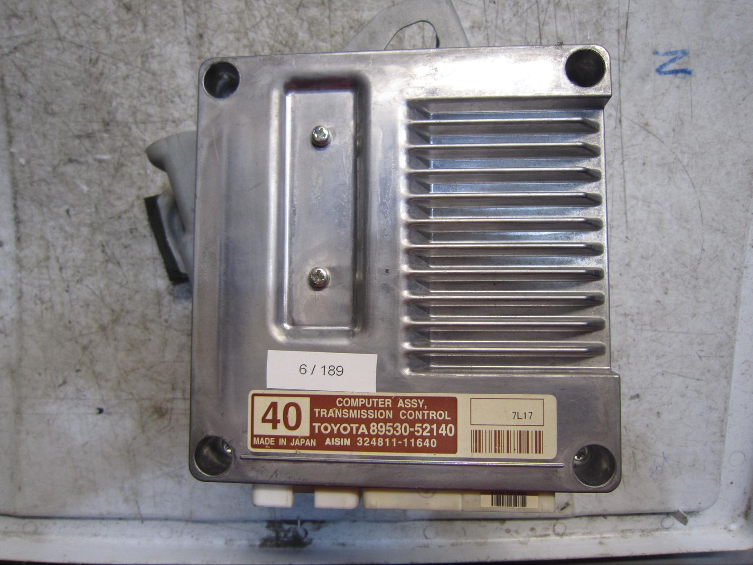 6-189 Centralina Cambio Automatico Aisin Aw Co.Ltd 89530-52140 8953052140 324811-11640    TOYOTA  YARIS