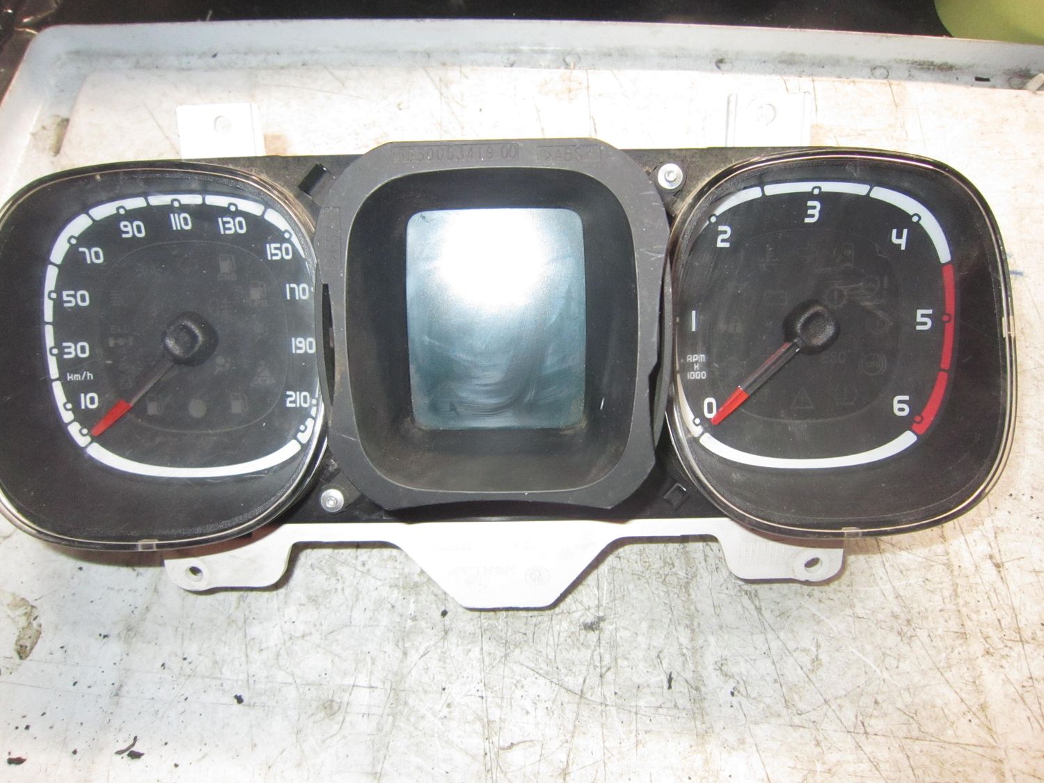 40-761 Quadro Strumenti / Contachilometri Alfa Romeo / Fiat / Lancia 51976465   503005340708 D369     FIAT Diesel Panda