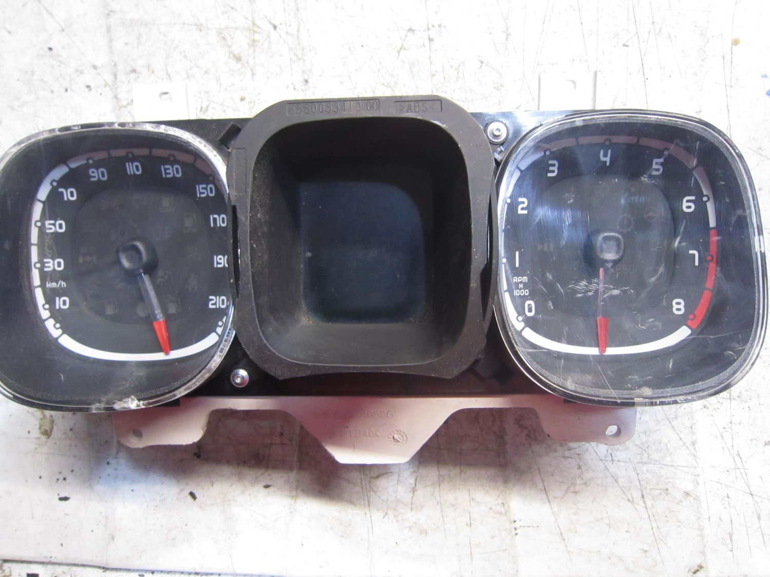 40-763 Quadro Strumenti / Contachilometri Alfa Romeo / Fiat / Lancia 503006041008   0887766550 52197546    FIAT Benzina Panda