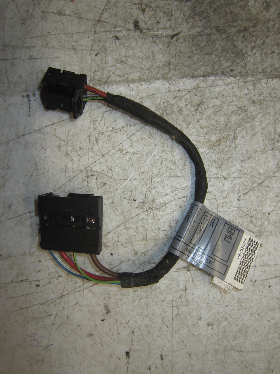 36-295 Cablaggio Riscaldamento Sedile Anteriore Destro Bmw 9 131 558 9131558 407201003    BMW  SERIE 1