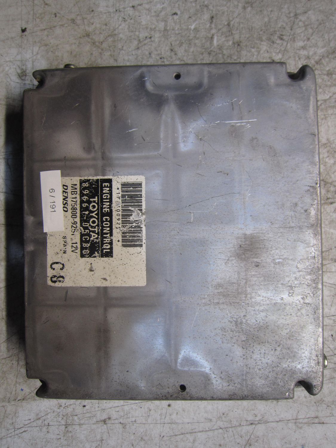 6-191 Centralina Motore Denso 89661-05C80 8966105C80 175800-9251 C 8   TOYOTA Diesel AVENSIS