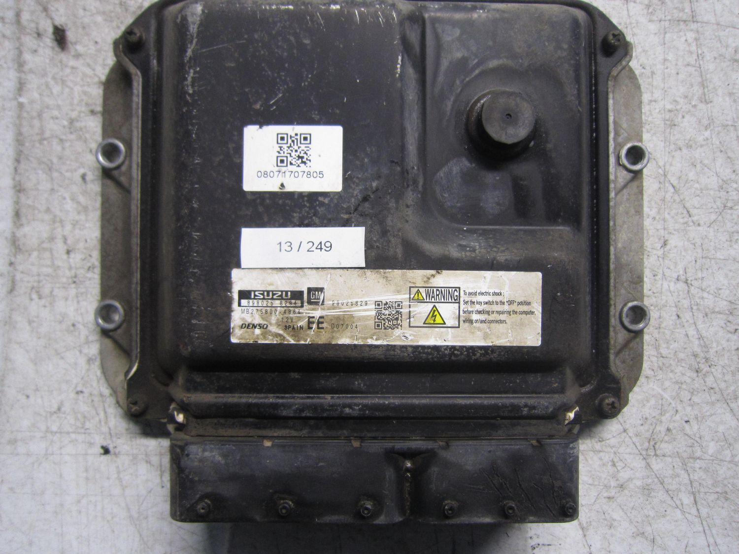 13-249 Centralina Motore Denso 898025 8294 8980258294 275800-4864    OPEL Diesel ASTRA