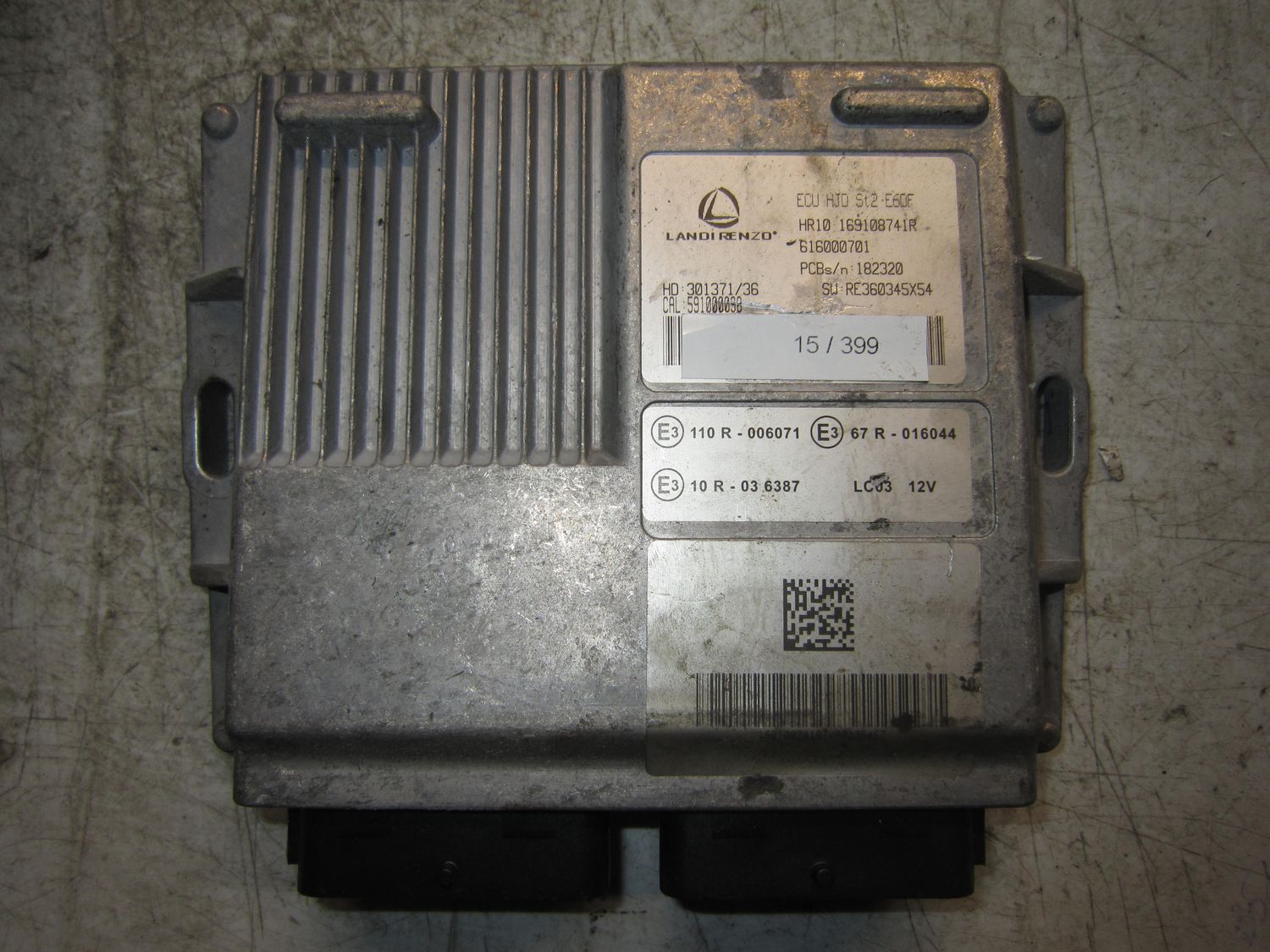 15-399 Centralina Gas Gpl Landi Renzo 616000701   HR10 169108741R HD 301371/36 SW RE360345X54  DACIA Benzina / Gpl DUSTER