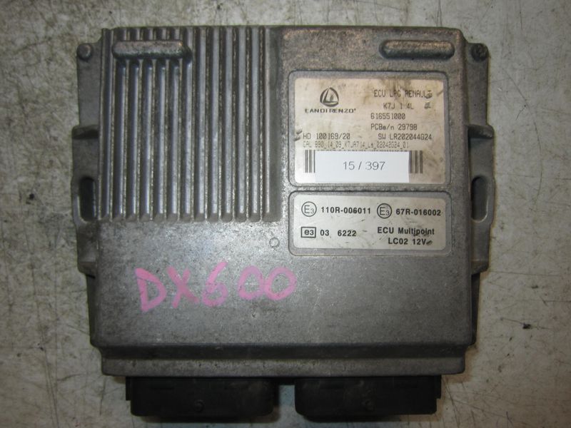 15-397 Centralina Gas Gpl Landi Renzo 616551000   K7J 1.4 L HD 100169/20 SW LR202044G24  RENAULT Benzina / Gpl Varie