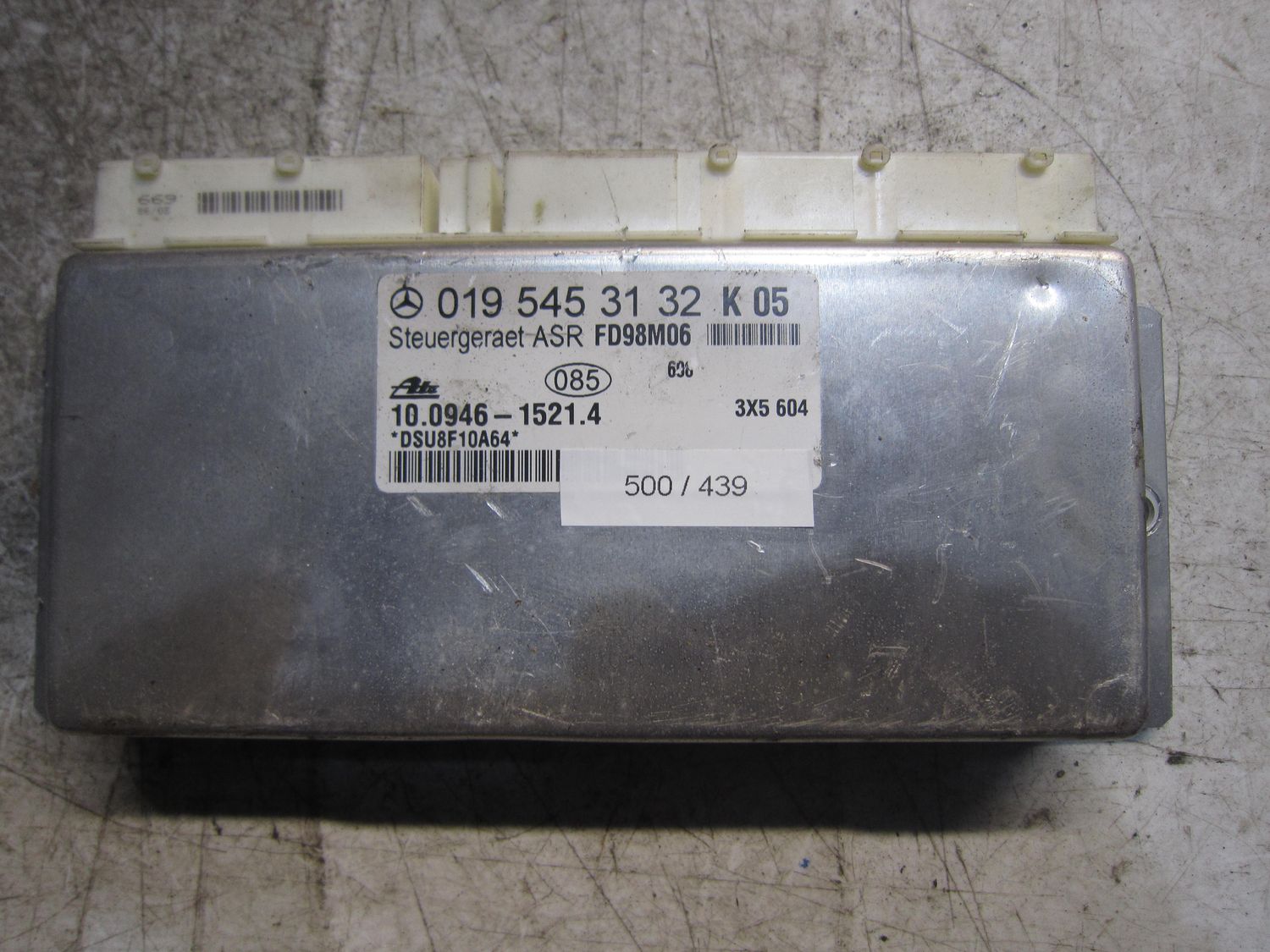 500-439 Centralina Abs Esp Hba Ate Controller 019 545 31 32 0195453132 FD98M06 10.0946-1521.4   MERCEDES  Varie