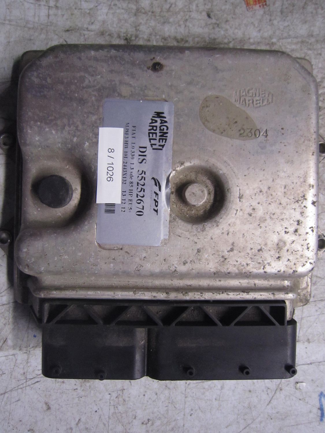 8-1026 Centralina Motore Magneti Marelli 55252670   MJ8F3 HW10L   FIAT Diesel 500