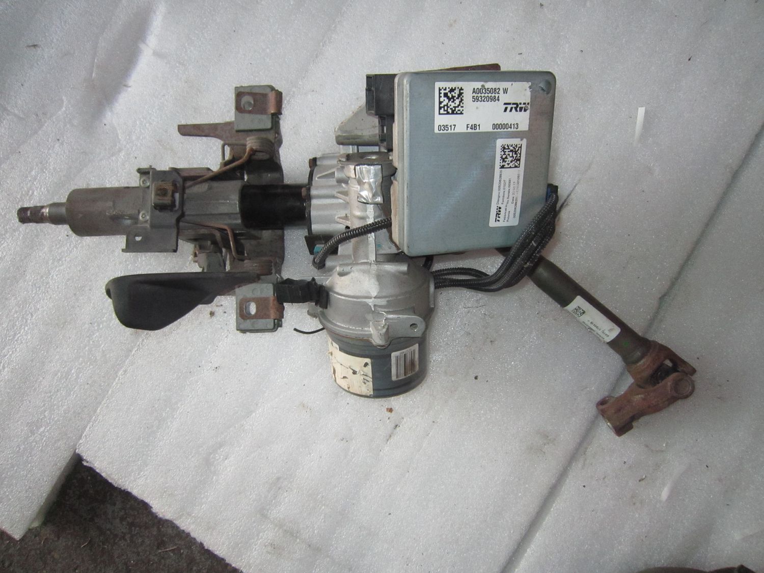 90-1245 Piantone Sterzo Trw 59320984   A0035082W 00520628920   FIAT  500