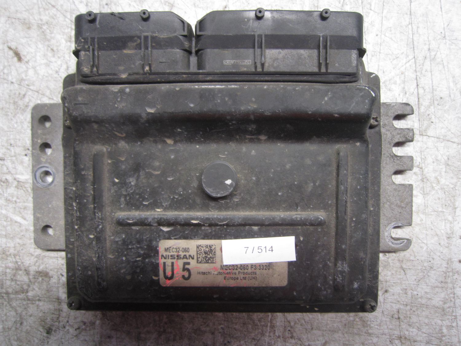 7-514 Centralina Motore Hitachi MEC32-060 MEC32060 F3 3320 U5   NISSAN Benzina Micra