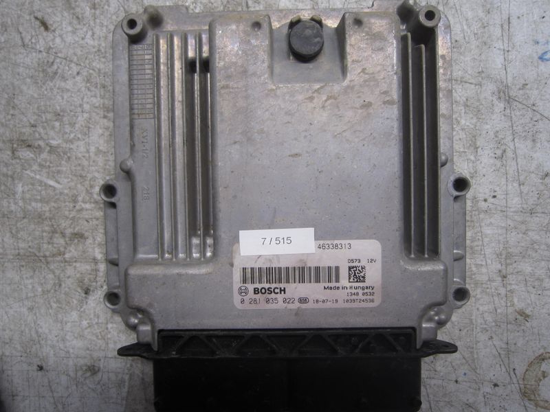 7-515 Centralina Motore Bosch 0 281 035 022 0281035022 46338313 1039T24536   JEEP Diesel Renegade