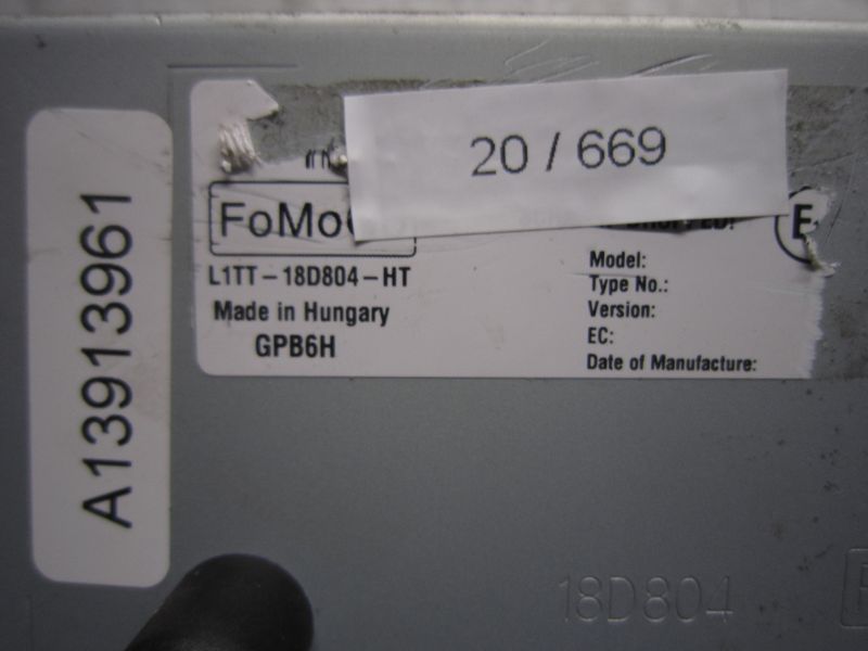 20-669 Navigatore Fomoco L1TT-18D804-HT L1TT18D804HT     FORD  FIESTA