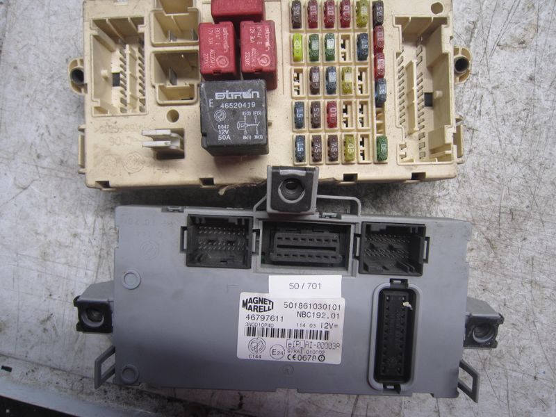 50-701 Body Computer Magneti Marelli 46797611   501861030101 NBC192.01 46750594  FIAT Diesel STILO