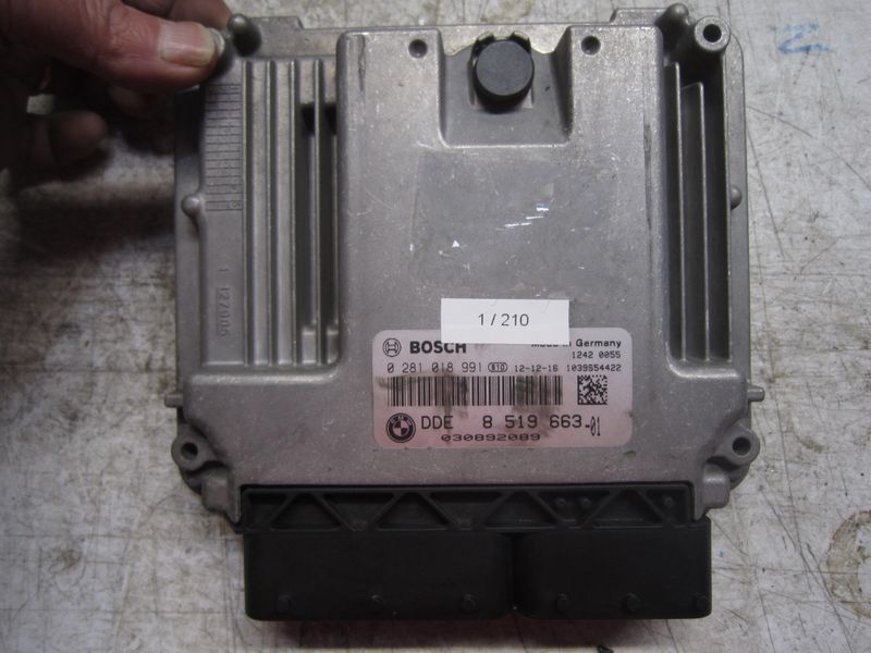 1-210 Centralina Motore Bosch 0 281 018 991 0281018991 8 519 663 1039S54422   MINI Diesel Cooper