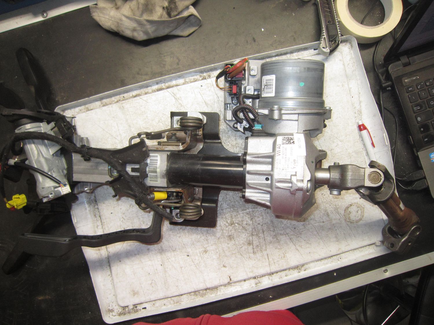 90-1254 Piantone Sterzo Trw 6R1 909 144 AJ 6R1909144AJ 6R1 423 510 CK A0049442 8X0953521AE  VOLKSWAGEN Benzina POLO