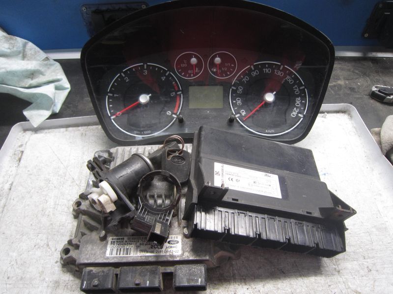95-364 Kit Motore Ford 5WS40433A-T 5WS40433AT 7S61-12A650-AA  VP6S6F-10894  2S6T-15607-BC  BLOCC+CHIAVE  FORD Diesel Fiesta