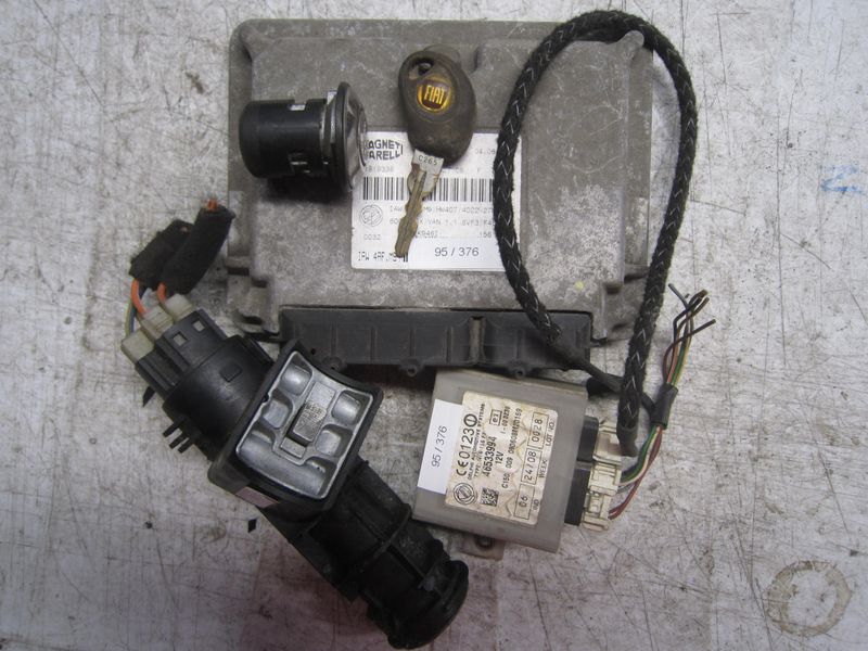 95-376 Kit Motore Fiat  IAW 4AF.M9  46533994  BLOCCHETTO + CHIAVE  51819338  HW407/4022-27M  FIAT  Benzina  600
