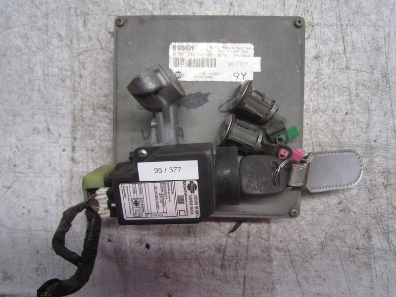 95-377 Kit Motore Nissan  0 261 204 247 0261204247 23710 IU203  5WK48691 28590 9F001 BLOCCHETTO + CHIAVE NISSAN Benzina Micra