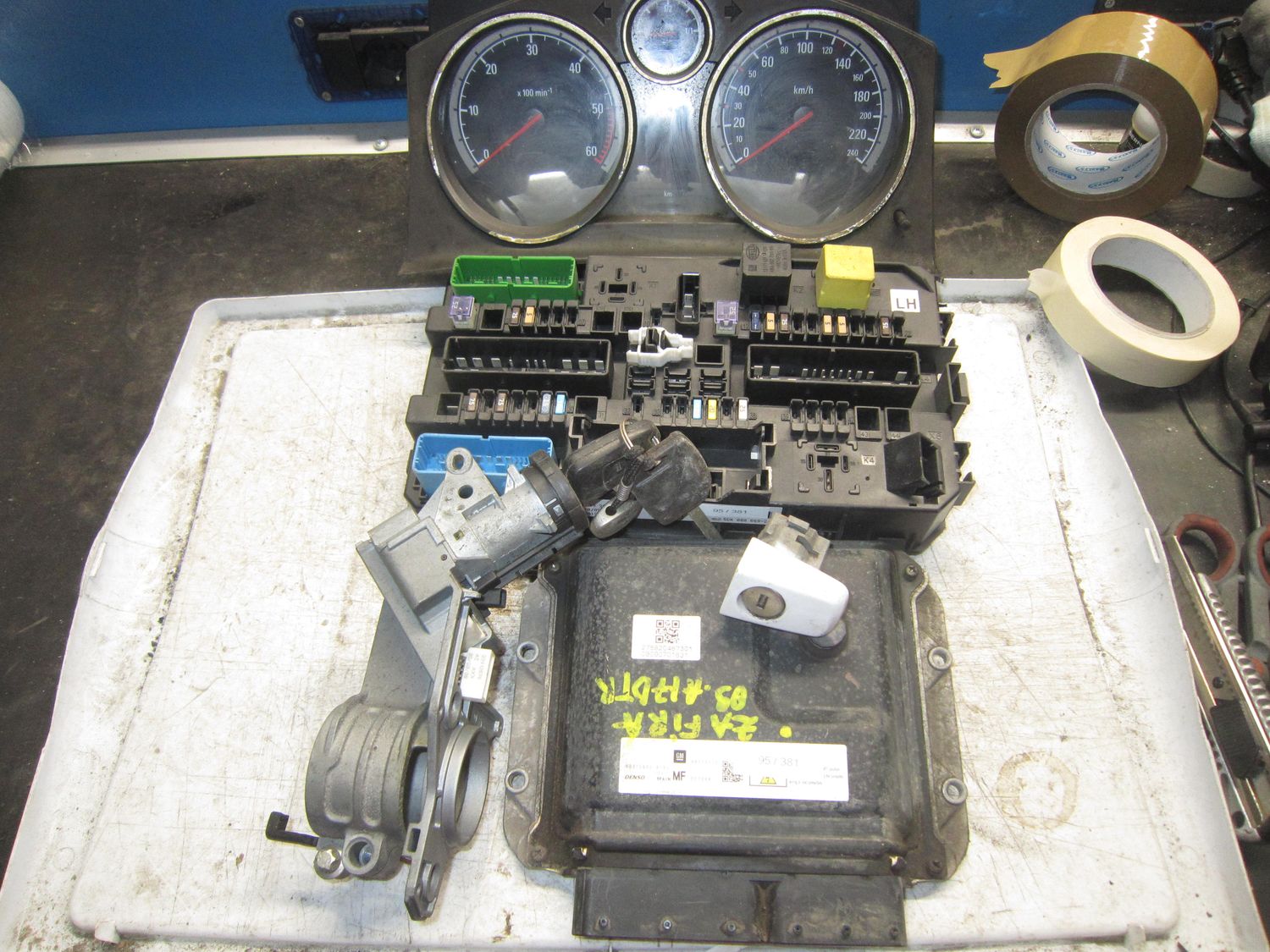 95-381 Kit Motore Opel 275800-8165 2758008165 98113173 13268286  LH 28590  CON CHIAVE  13309003  OPEL Diesel ZAFIRA