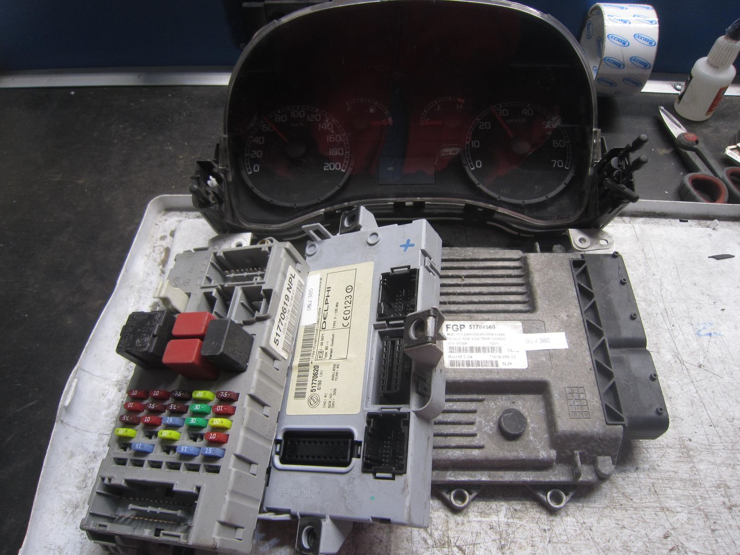 95-385 Kit Motore  Fiat  51784560   MJD 6F3.D4  51770620  51770619   46552681  51762258  FIAT Diesel Doblo'