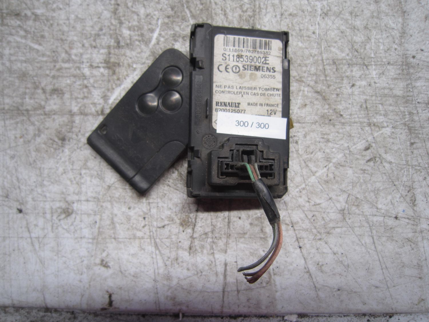 300-300 Blocchetto Accensione Siemens S118539002E   8200125077    RENAULT  MEGANE_SCENIC