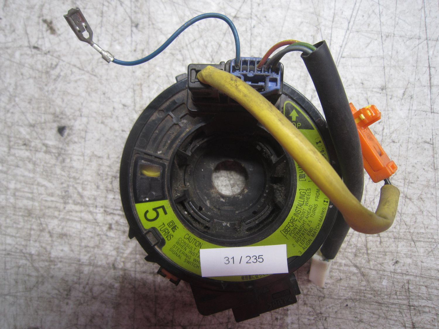 31-235 Sensore Sterzo Spiralato Toyota   Yaris