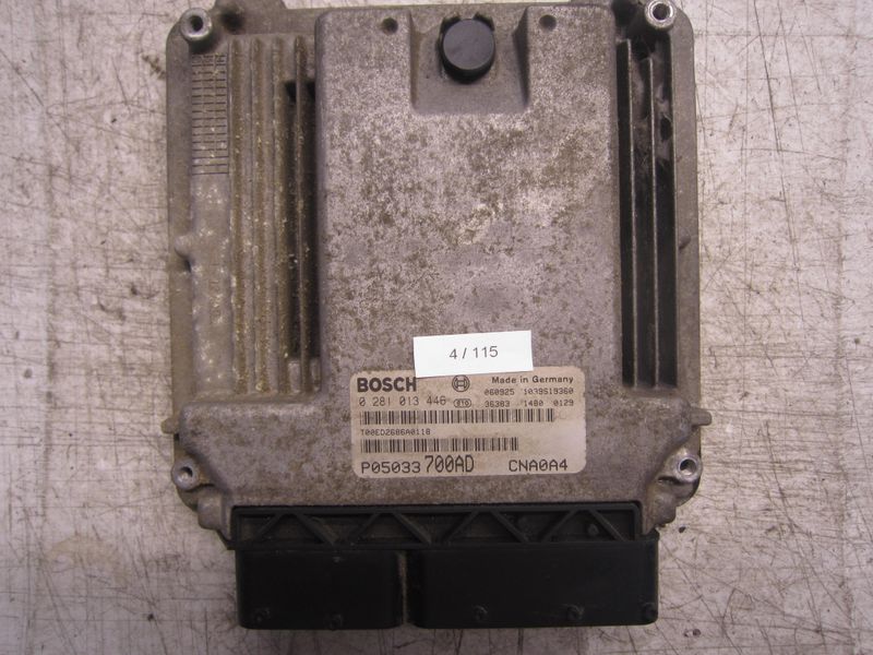 4-115 Centralina Motore Bosch 0 281 013 446 0281013446 P05033700AD 1039S19360 CNA0A4  CHRYSLER Diesel SEBRING